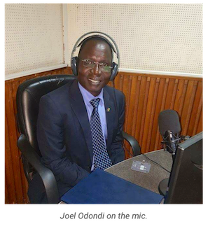 Joel Odondi on the mic