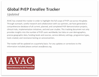 global PrEP tracker