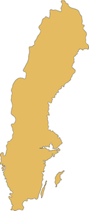 Sweden country outline
