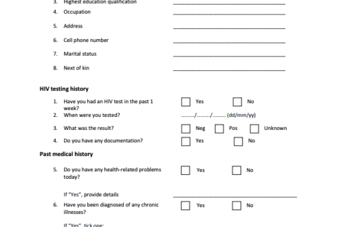 PSI PrEP Screening Tool - PrEPWatch