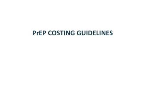 PrEP Costing Guidelines - PrEPWatch