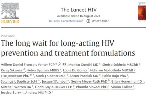 The Long Wait for Long-acting HIV Prevention and Treatment Formulations ...